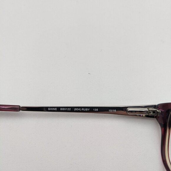 🕶️Bebe Shine BB5122 (604) Ruby Eyeglasses 53/16 135 | ALH649🕶️ - Picture 7 of 10